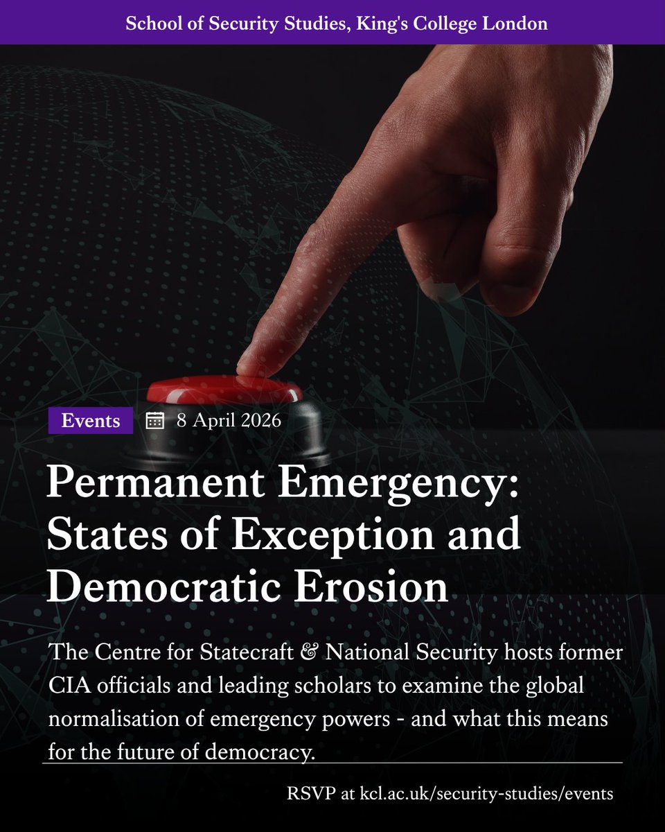 King's Security Studies tweet media