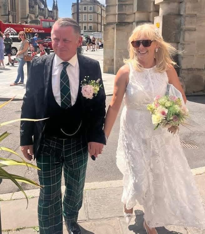 🇬🇧 ‘United in Matrimony’ and ‘United We Conquer’ Tartan! 😍 Love this image of you both on your big day!

❤️theministryoftartan.co.uk

🧵”History and bravery woven into everything!” 

💪🏻Honouring our UK Armed Forces, Fire Services, Winston Churchill, Suffragettes &amp; more.. 

#LOVE