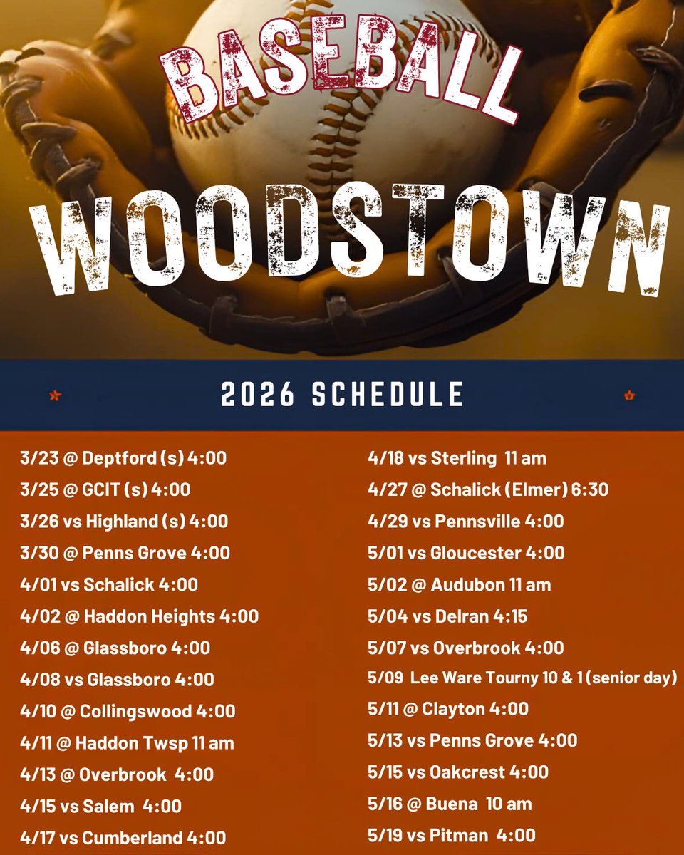 Woodstown Baseball tweet media