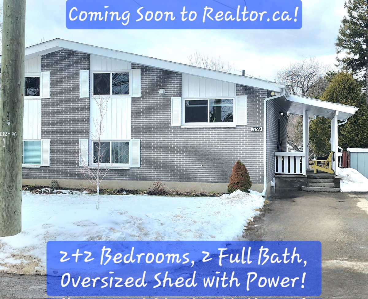My new listing might be just what you are looking for! COMING SOON! Located west of Cedar St, don't miss 339 Abbott St, Brockville priced at $399,900!