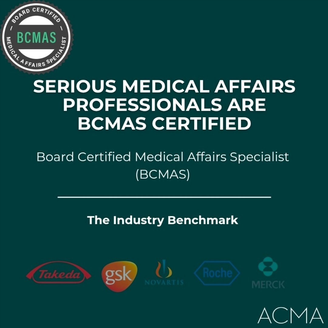 Accreditation Council for Medical Affairs (ACMA) tweet media