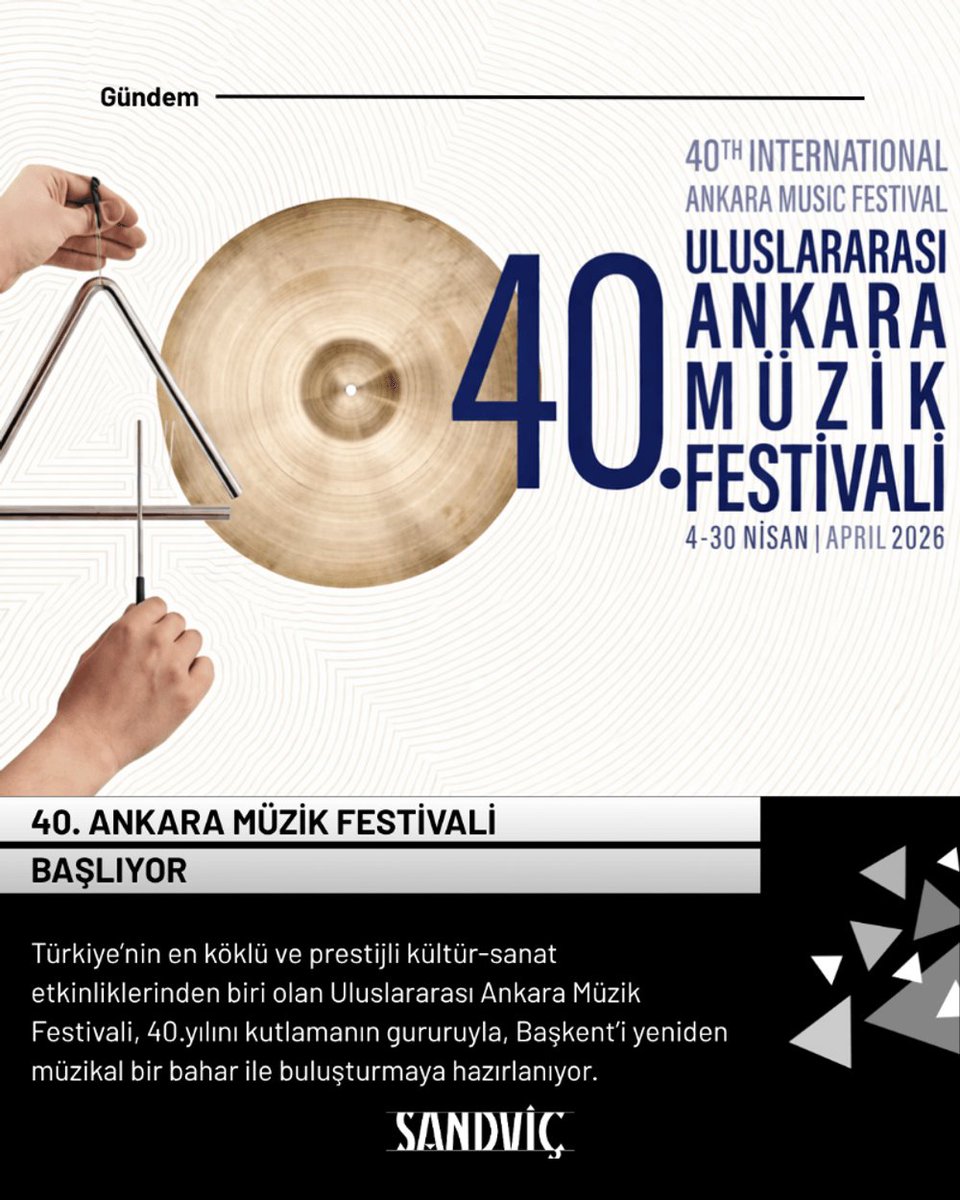 Sevda-Cenap And Müzik Vakfı tarafından düzenlenen ve bu yıl 04-30 Nisan tarihleri arasında gerçekleşecek olan festival, 40 yıllık kültür mirasını, “Ankaralılık” ruhuyla harmanlayarak, sanatseverlere unutulmaz bir deneyim sunacak.