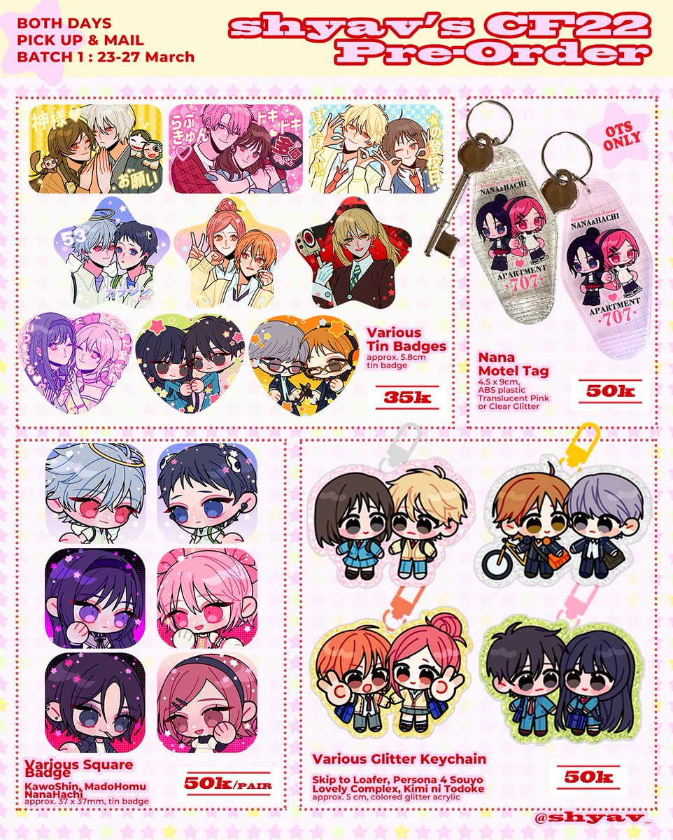 ˗ˏˋ꒰ shoya ꒱ 💗 cf22 preorder!! tweet media