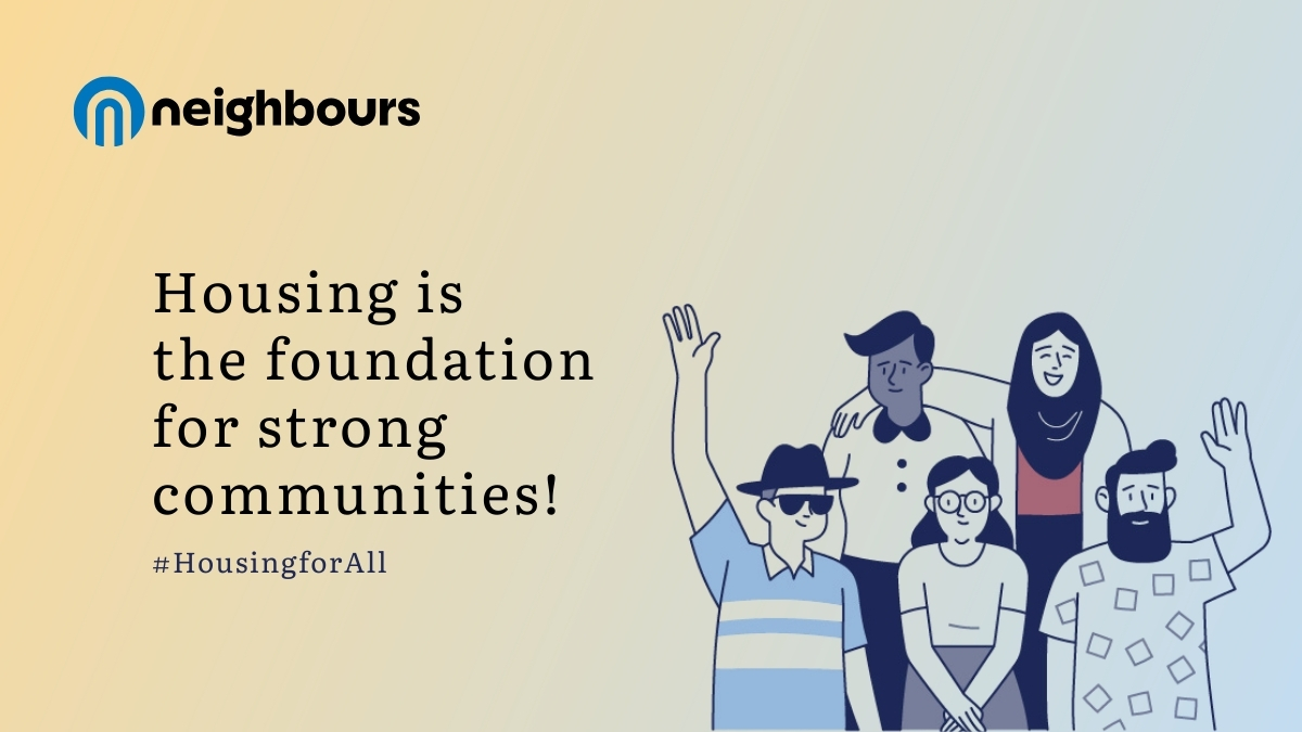 Neighbours_Home's tweet photo. Housing is the foundation for health, work, and strong communities. A stable home is the first step toward friendship, opportunity, and belonging. Support efforts to make housing accessible for all. #HousingForAll https://t.co/yYvvROl8qJ