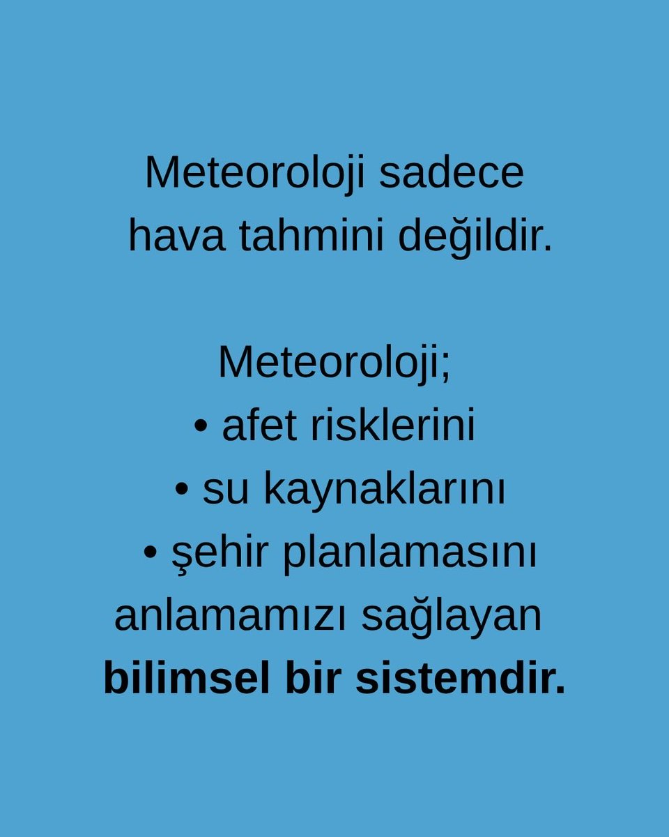 Meteoroloji Mühendisleri Odası tweet media