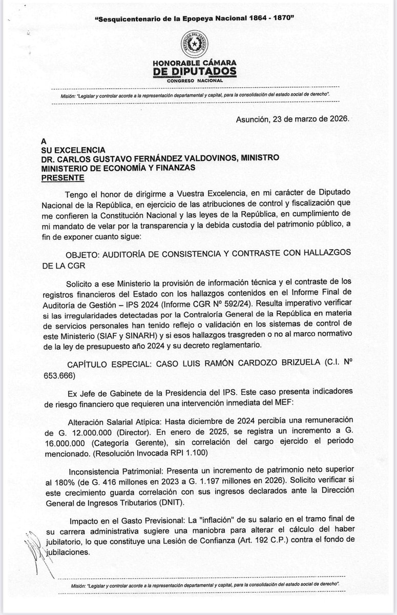 Mauricio Espínola tweet media