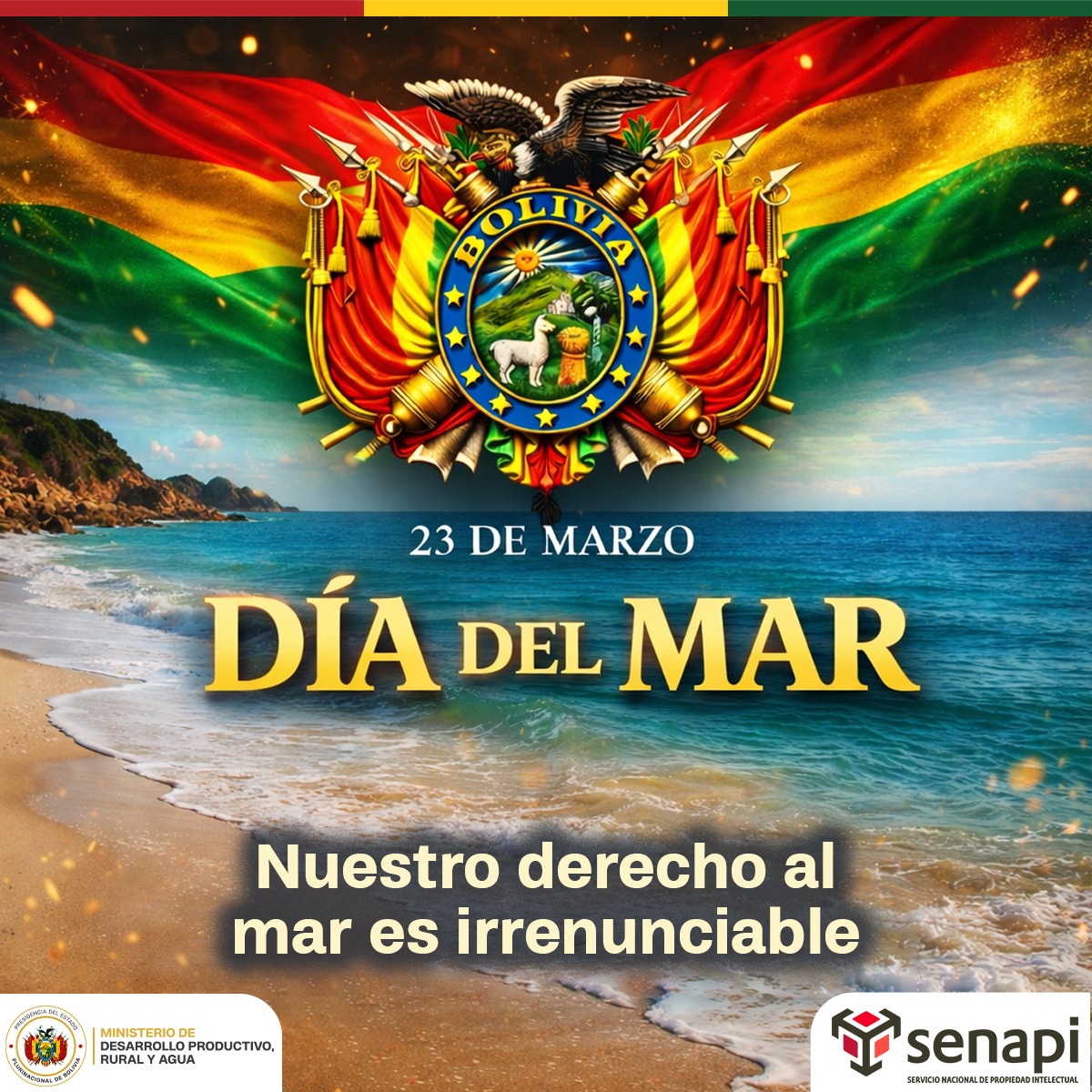 📷📷 Bolivia honra su historia y mantiene vigente su aspiración, memoria y reivindicación por el acceso soberano al mar.📷📷
#DíaDelMar #Bolivia #ReivindicaciónMarítima