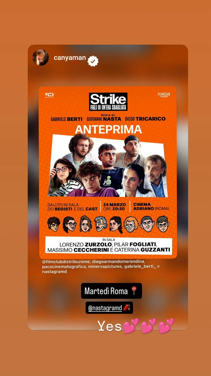 AdinolfiANTONI2's tweet image. I veri amici sono per pochi e condividono sempre i traguardi... Un film assolutamente da non perdere💕💕💕
#repost in IG storie @canyaman
#Strike
@GiovanniNasta
#CanYaman