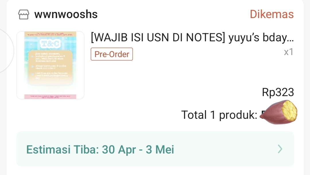 YIPPIEEEE secured freebies segemes ini :3 maaci minsob 🥺🩷