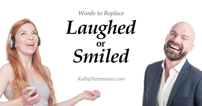 KathySWriter's tweet image. Too many laughs or smiles in your writing?

Try chitters, simpers, whoops, smirks …

kathysteinemann.com/Musings/ways-t…

#Words #WritingTips #WritingCommunity #WritingLife #KathySWriter