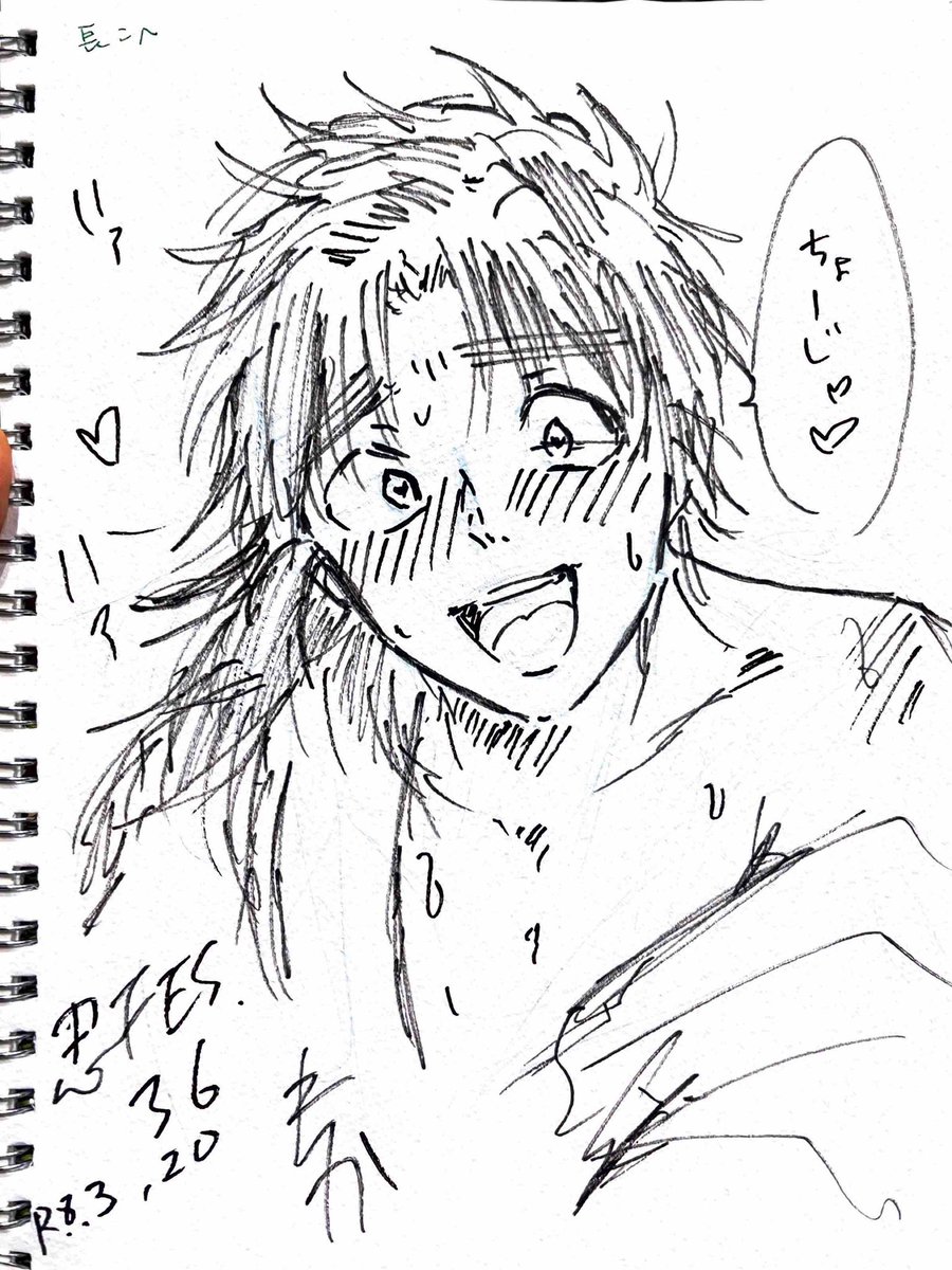 忍FES36ではスケブを3枚描きました〜
こへしか描いてない 