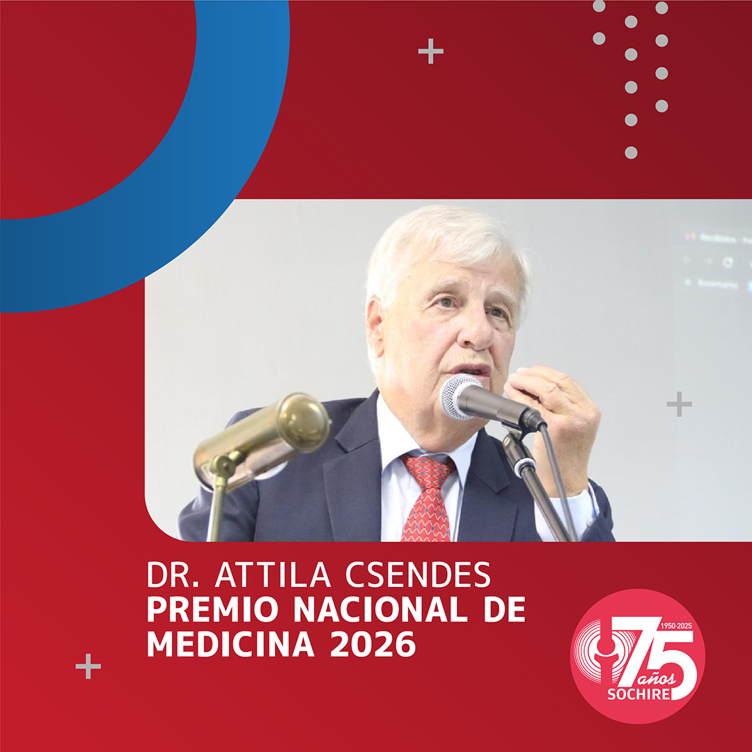sochire's tweet photo. Dr. Attila Csendes, cirujano digestivo y académico de la Universidad de Chile recibió el Premio Nacional de Medicina 2026, el más alto galardón en Chile por su contribución a la medicina, destacando por su aporte científico, compromiso clínico y trayectoria académica. https://t.co/MpM07RLM3P