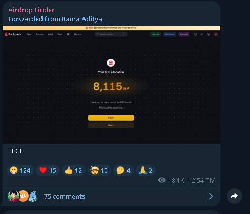 Airdrop Finder tweet media