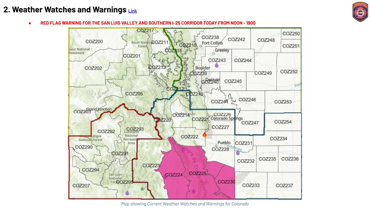 Colorado Division of Fire Prevention & Control tweet media
