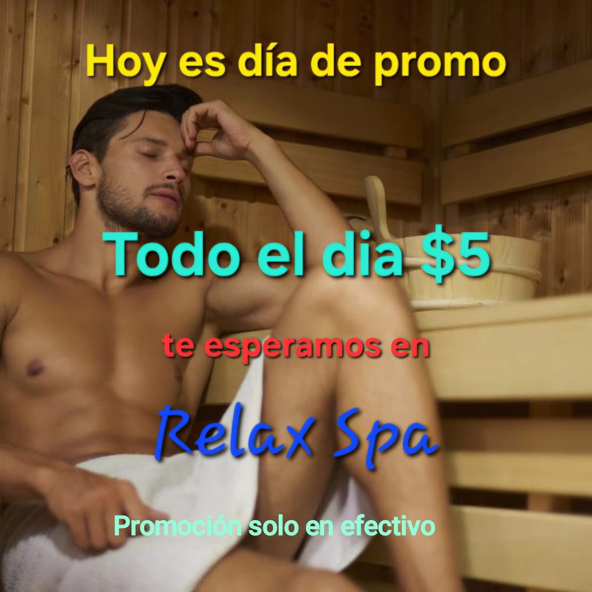 Relax Spa - SAUNA PARA CABALLEROS tweet media