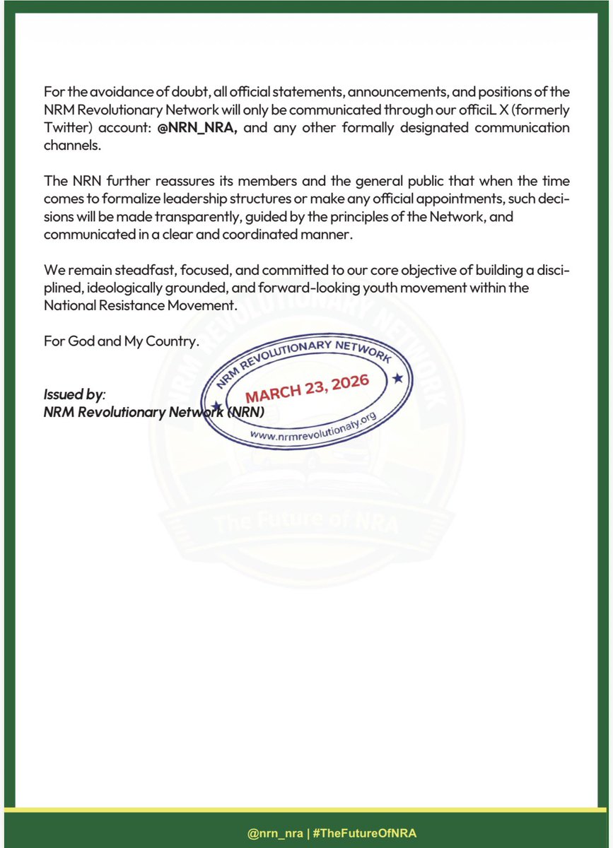 NRM Revolutionary Network tweet media
