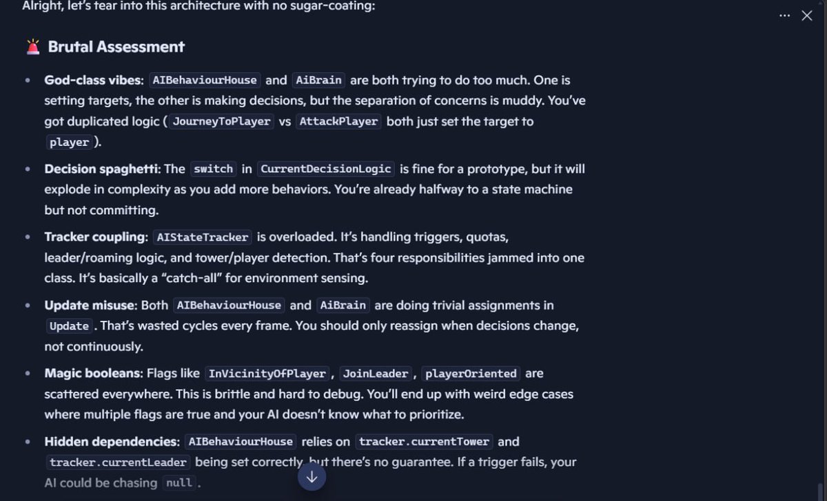 Davebesin's tweet photo. Oh wow. 😂. In my defence...... I'm trying my best? 

Not refactoring though. This is useable for now. 

#GameDev #Unity3D #CodingLife #IndieDev #Programming #CodeSnippet #GameDevelopment #LearnUnity https://t.co/uuiP9xejlg