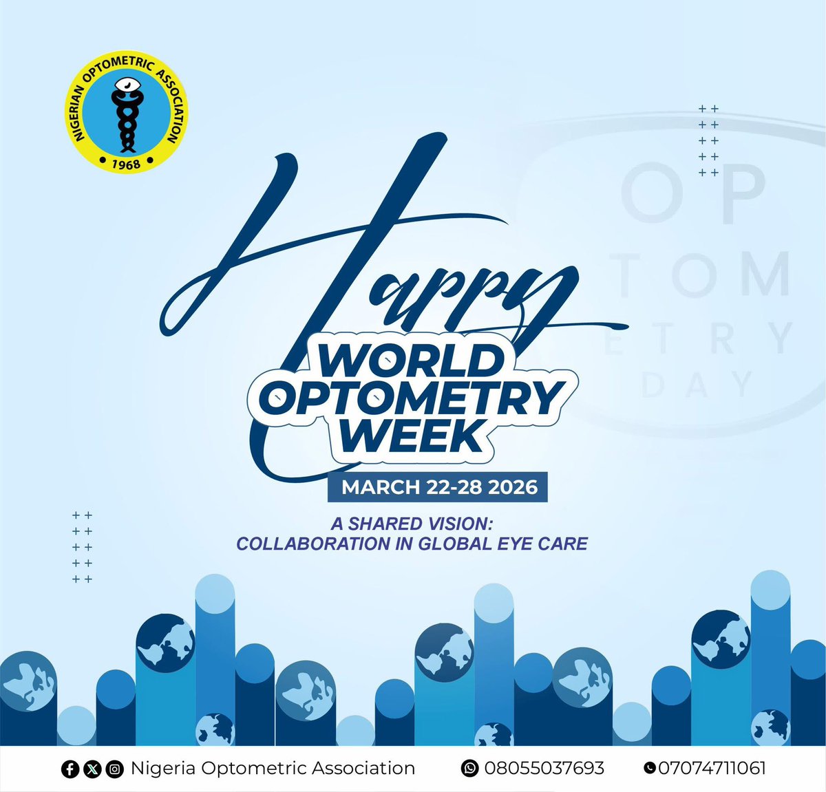 Akumm02's tweet image. It’s world Optometry week guys 
Visit the nearest eye clinic to get a proper eye check up. 

#worldoptometryweek2026