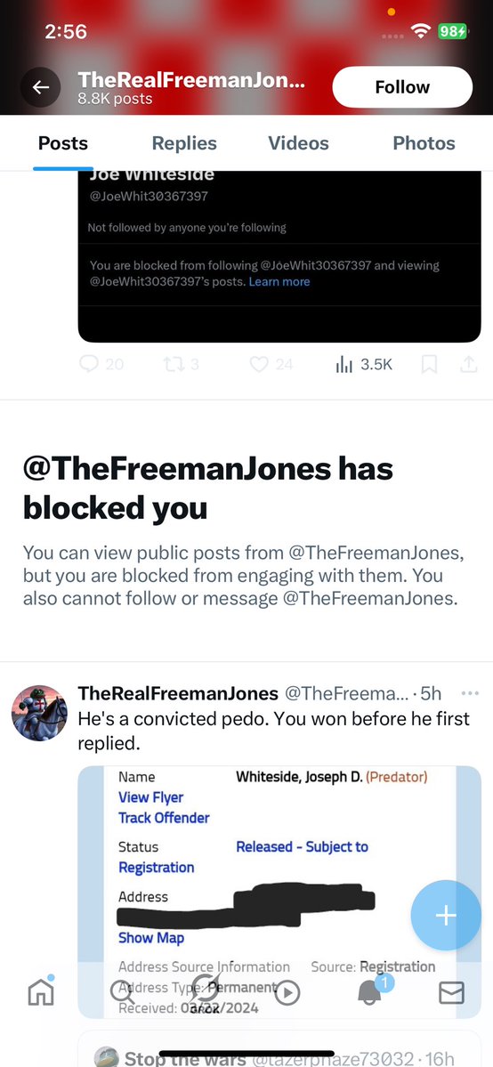 Joe Whiteside tweet media