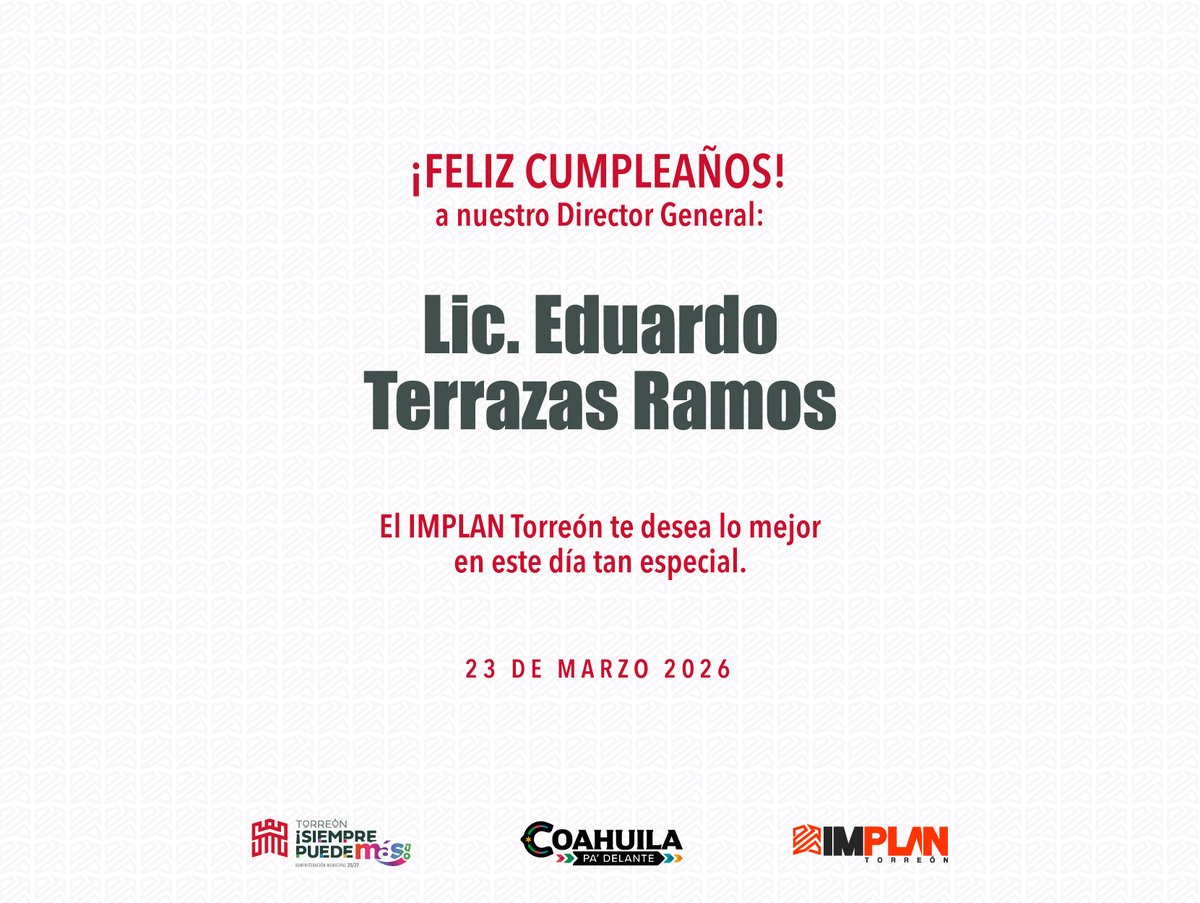 IMPLAN Torreón tweet media