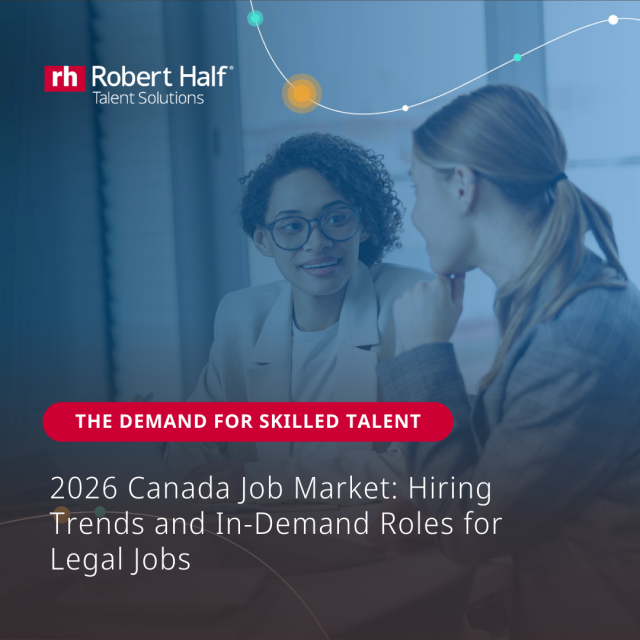 The demand for skilled talent continues in 2026. Discover the latest legal job market trends and law firm hiring trends in 2026 for both Canadian employers and employees. #trends #legal #RobertHalf bit.ly/47DcNBl