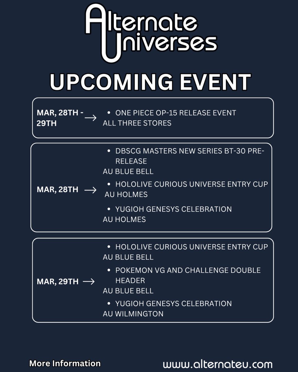 Alternate Universes tweet media