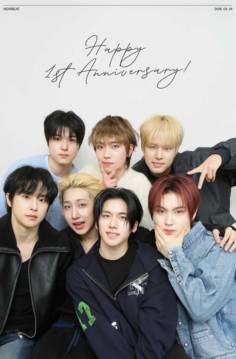 260324 NEWBEAT Debut 1st Anniversary💌

artist.mnetplus.world/main/stg/newbe…

#NEWBEAT #뉴비트
#NEWBEAT1stAnniversary