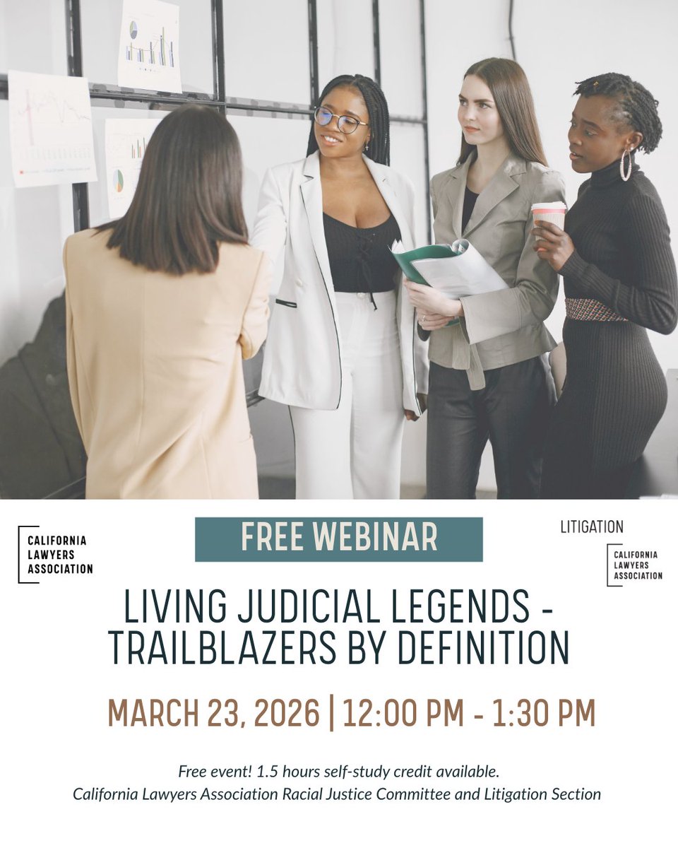 California Lawyers Association tweet media