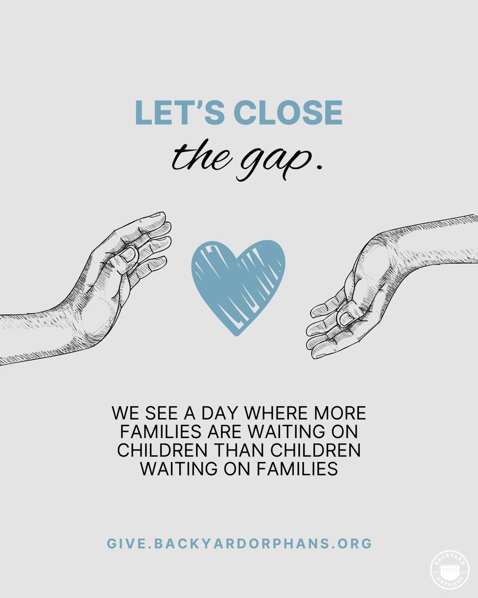 There was a gap.

Children waiting.
Families ready.
No connection between them.

But that gap is closing.
Because churches are stepping in.
Because you are giving.

👉 Help close it even more by giving at hubs.la/Q047N4Fd0