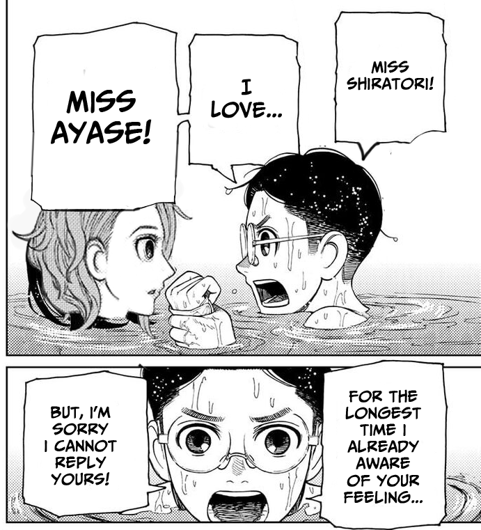 LowSalaryAlien's tweet image. Today's Dandadan chapter is crazy, who knows that Aquarium date turn into Aira Rejection.