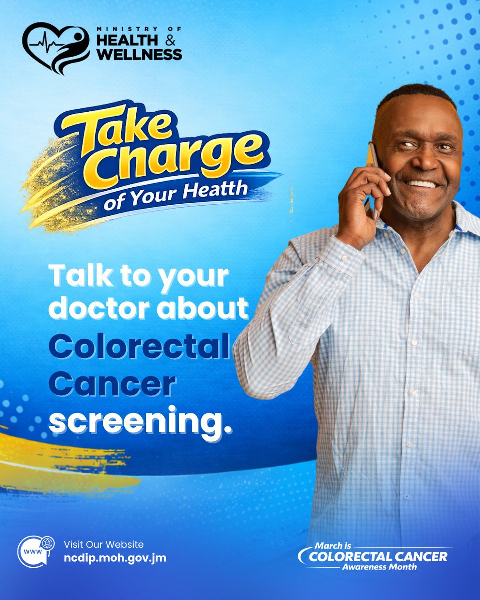 themohwgovjm's tweet image. Take charge of your health.
 If you are 45 or older, talk to your doctor about colorectal cancer screening.
Early detection makes treatment easier and more effective.
#BeatColorectalCancer

 #TakeCharge
 #ScreeningSavesLives
 #GetScreened