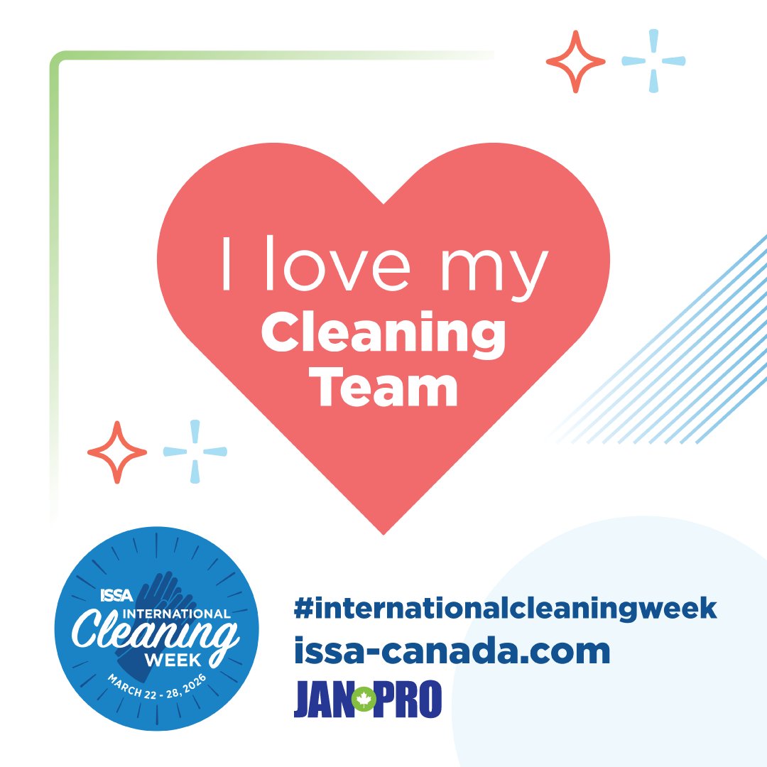 This International Cleaning Week, we’re celebrating the dedicated people who make a difference in workplaces, healthcare facilities, schools, and public spaces. 💪

Your work creates healthier environments for everyone.

#ICW2026 #CleaningProfessionals