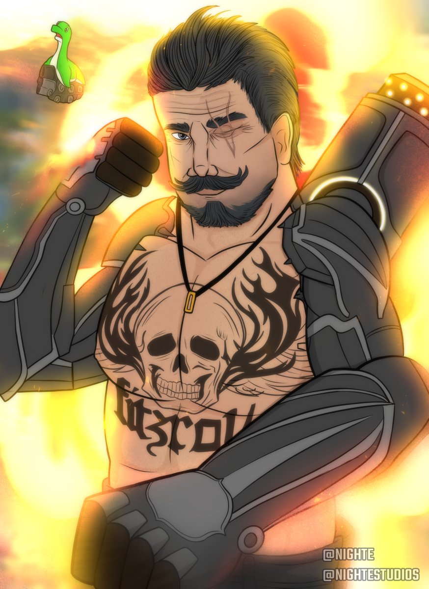 Walter 'Fuse' Fitzroy at ya' bloody service.

#ApexLegends #ApexLegendsFanart