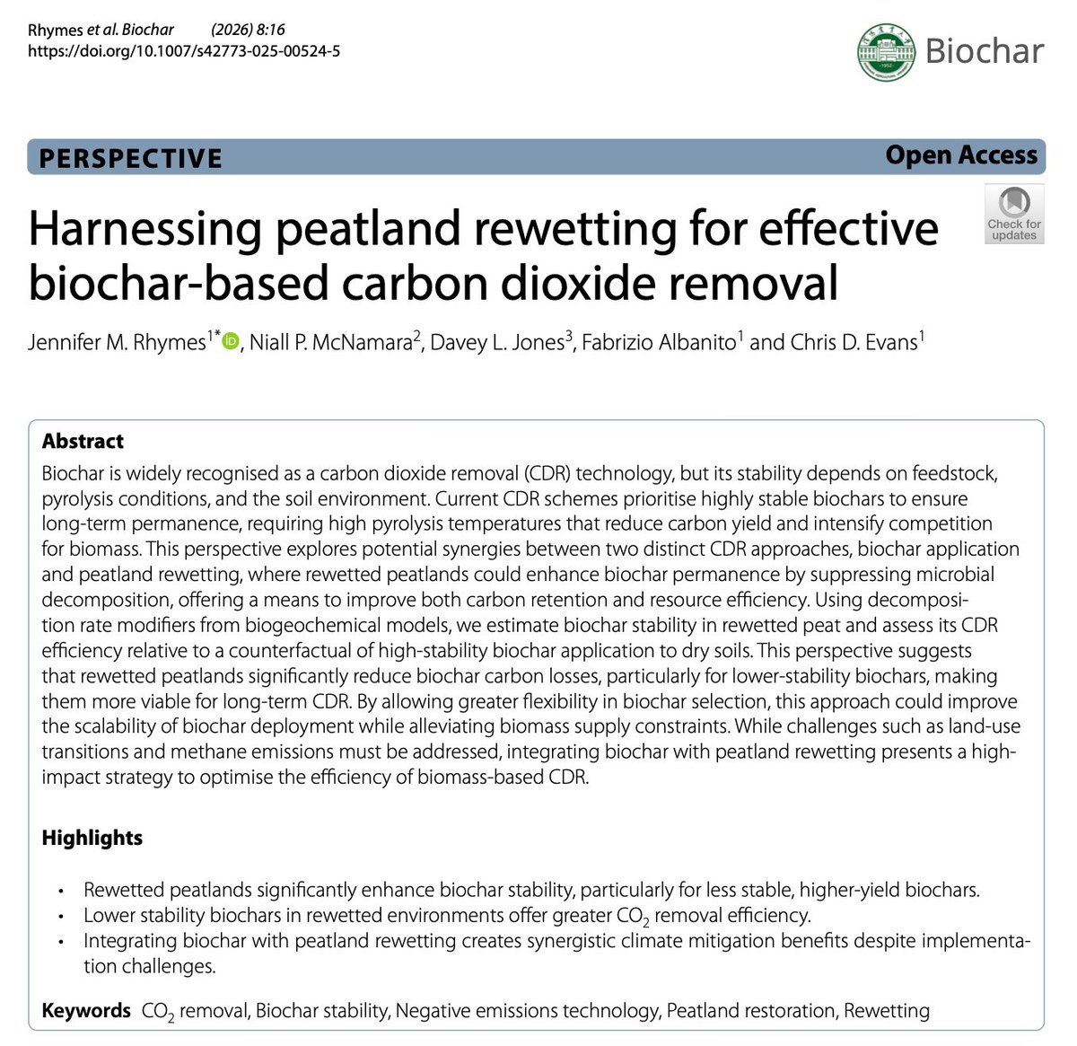 Biochar & CARR tweet media