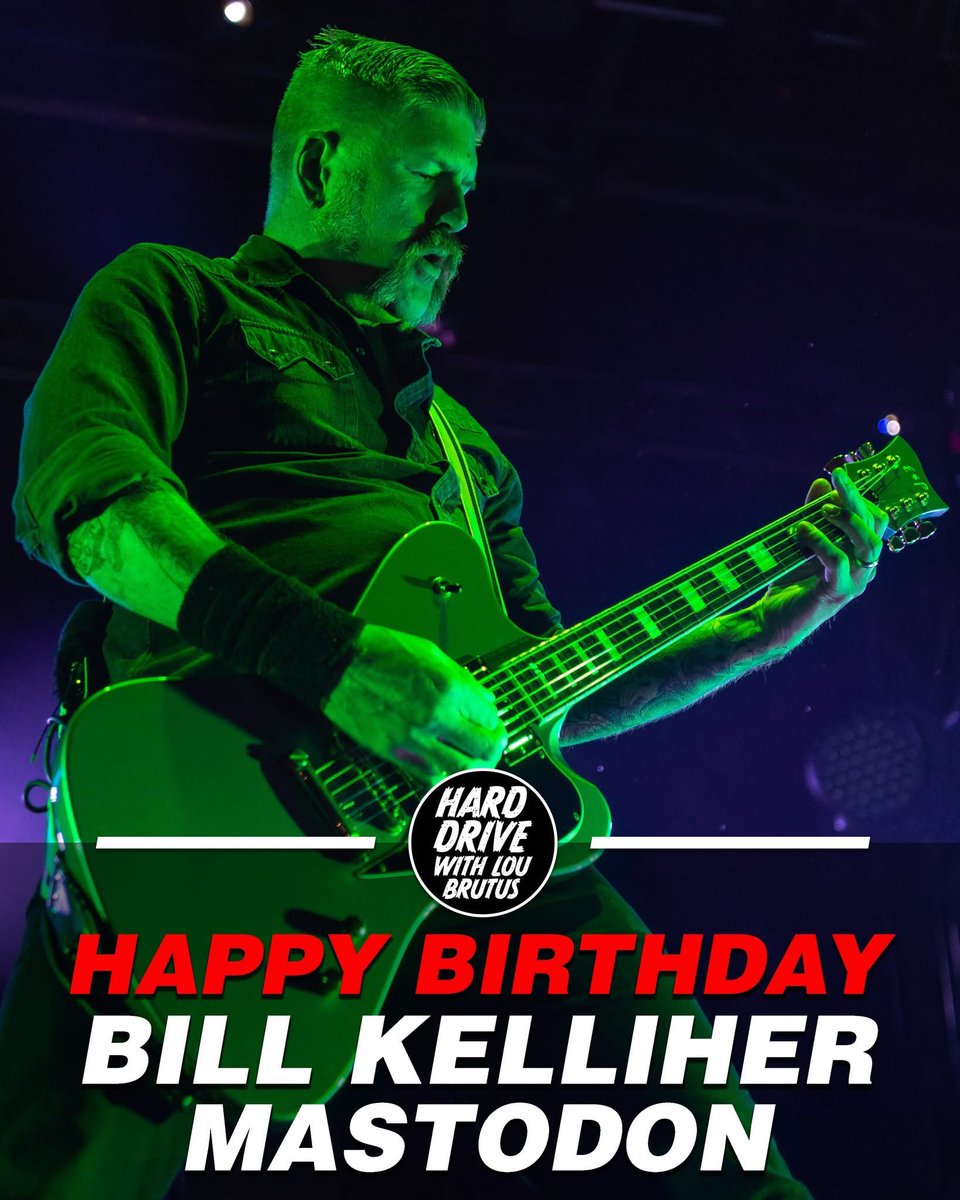 harddriveradio's tweet image. Happy Birthday to the dexterous Bill Kelliher of @MastodonMusic! We'll mark the occasion tonight on @HardDriveRadio XL. Photo © by @LouBrutus. #Mastodon #Music #HeavyMetal