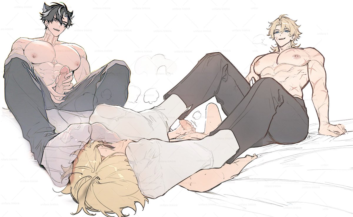 yishuih1's tweet photo. Smelling Varka and Wriothesley's feet...
Adding Wriothesley...(o′┏▽┓｀o) https://t.co/Z14HekCqbR