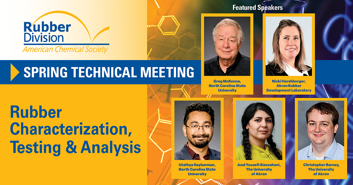 Rubber Division, ACS tweet media