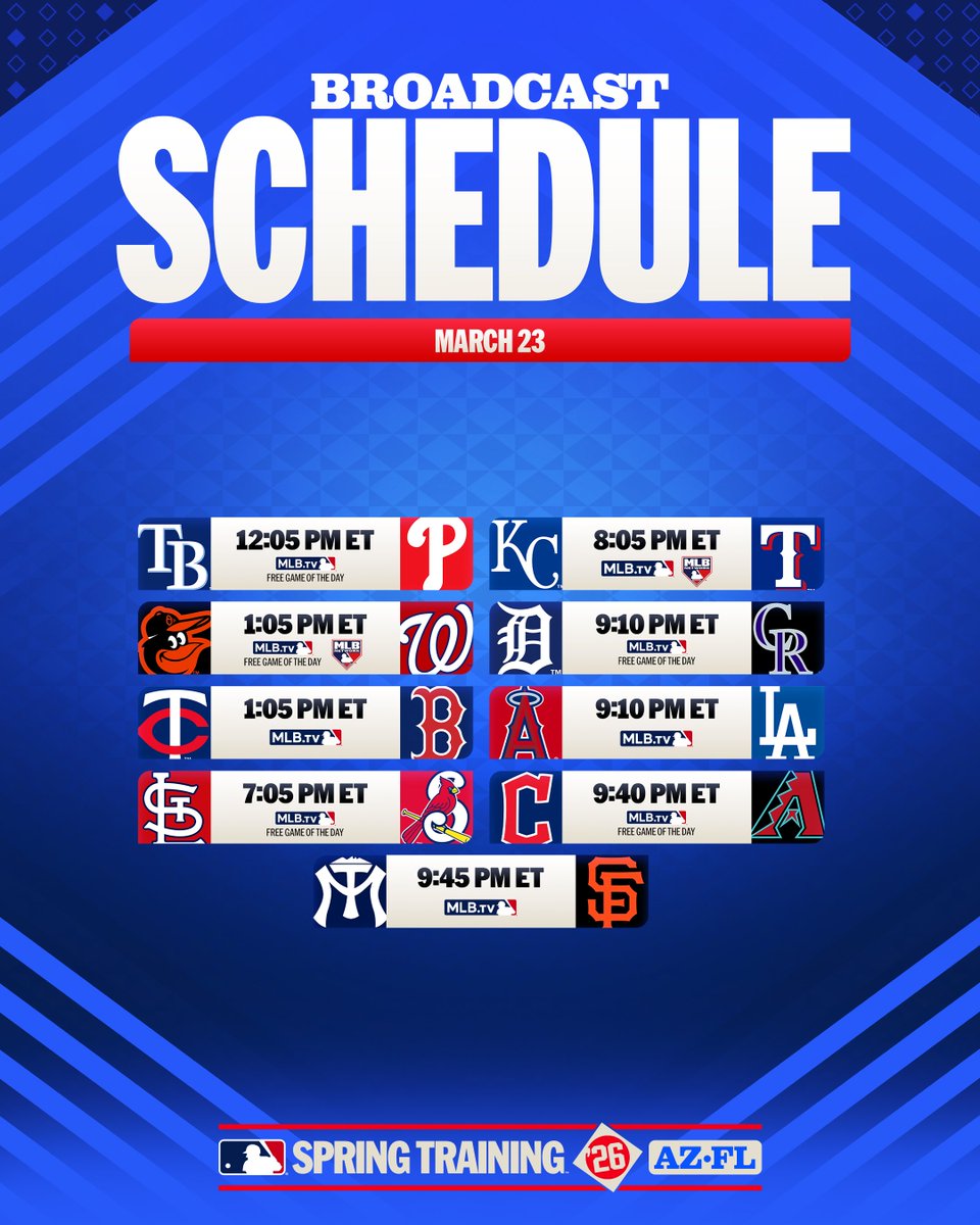 MLB's tweet image. Start your week with some #SpringTraining action, featuring an exhibition game between the @SultanesOficial and @SFGiants!