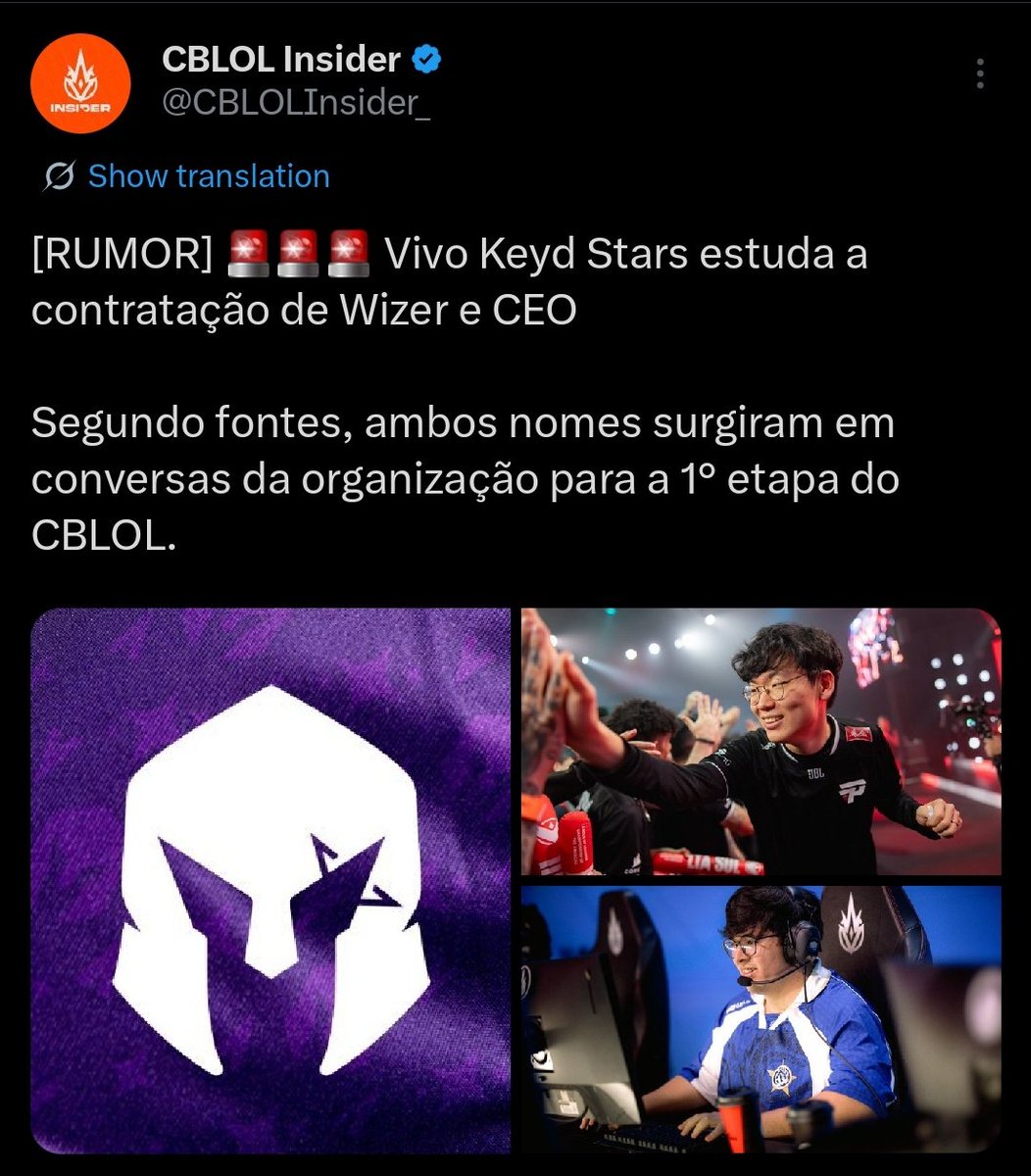 CBLOL Insider tweet media