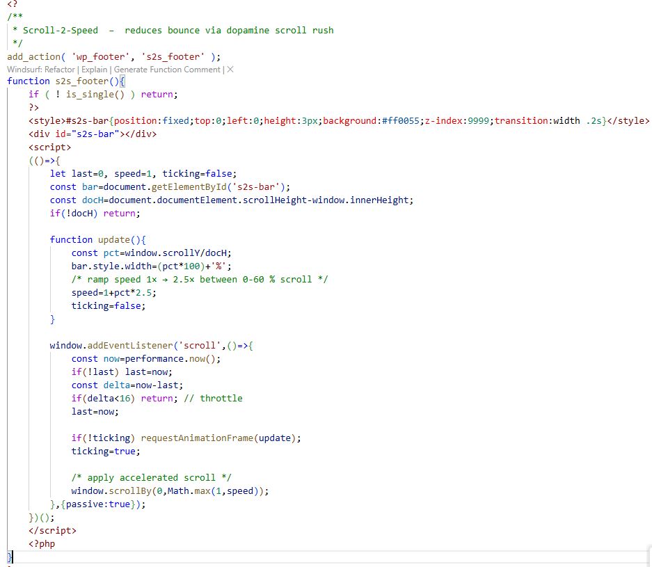 wpblackbelt's tweet image. #Scroll-2-#Speed for WordPress for Faster Scrolling - is.gd/pm1ZIS -