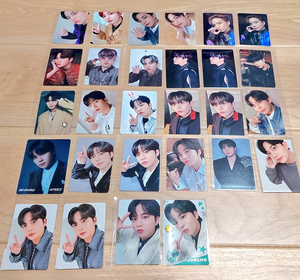 ATEEZ  過去トレカ 交換 

【譲】　ジョンホ
【求】　ソンファ ＞ ジョンホ

異種⭕過去⭕トレカ、グッズなんでも検討します！
郵送希望です📮

お心当たりのある方はお気軽にリプまたはDMお待ちしております🙇‍♀️

#ATEEZ交換