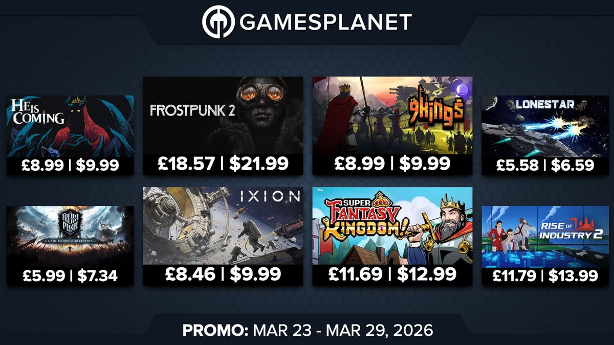 Gamesplanet tweet media