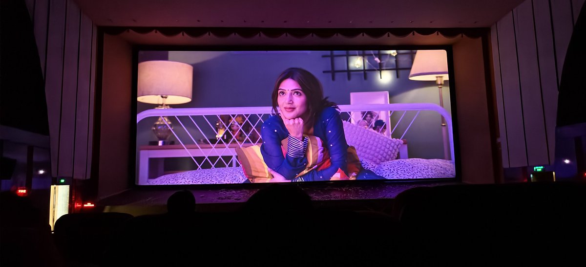 movie__maniac's tweet photo. SAMPURNA 70 MM, Vanasthalipuram, Hyderabad – Recent Experience

─────────────────────────

Yesterday, I watched #UstaadBhagatSingh just to visit this theatre.

I’ve covered almost all the theatres around Dilsukhnagar, LB Nagar, and Karmanghat. I’ve been hearing about this theatre since 2011, but I had never watched a movie here or even seen it from the outside.

Finally, I visited it yesterday. Overall, it was an okayish experience.

The sound system is good, especially the bass. However, the screen brightness is quite low, and the visuals lack clarity.

The theatre gives off a nostalgic old-school vibe, which I liked. One interesting highlight is the graffiti below the screen featuring Telugu hero tag names, enhanced with lighting effects. They turn on during mass song moments, which adds a fun touch.

At present, it’s not the best place for a proper movie-watching experience. However, renovation work is underway, so it’ll be interesting to see how it turns out after the upgrade.

#Sampurna70MM
