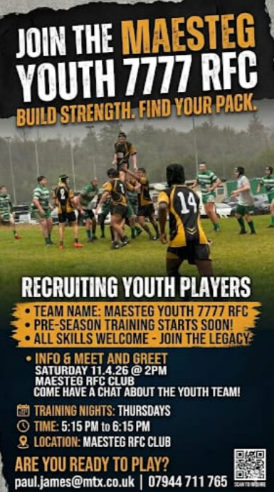 Maesteg RFC Past Players Association. (@7777pastplayers) / Posts / X