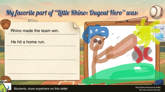 MsInnerfield's tweet photo. The @HCSFLEx First Graders shared their favorite part from our Hampton Reads One Book 2026 story.
We read "Little Rhino: Dugout Hero" by @Ryanhoward and Krystle Howard with all of the other K-2 classes in @HamptonCSchools .
#weareHCS
Part 2: https://t.co/BAzgOlUTn6