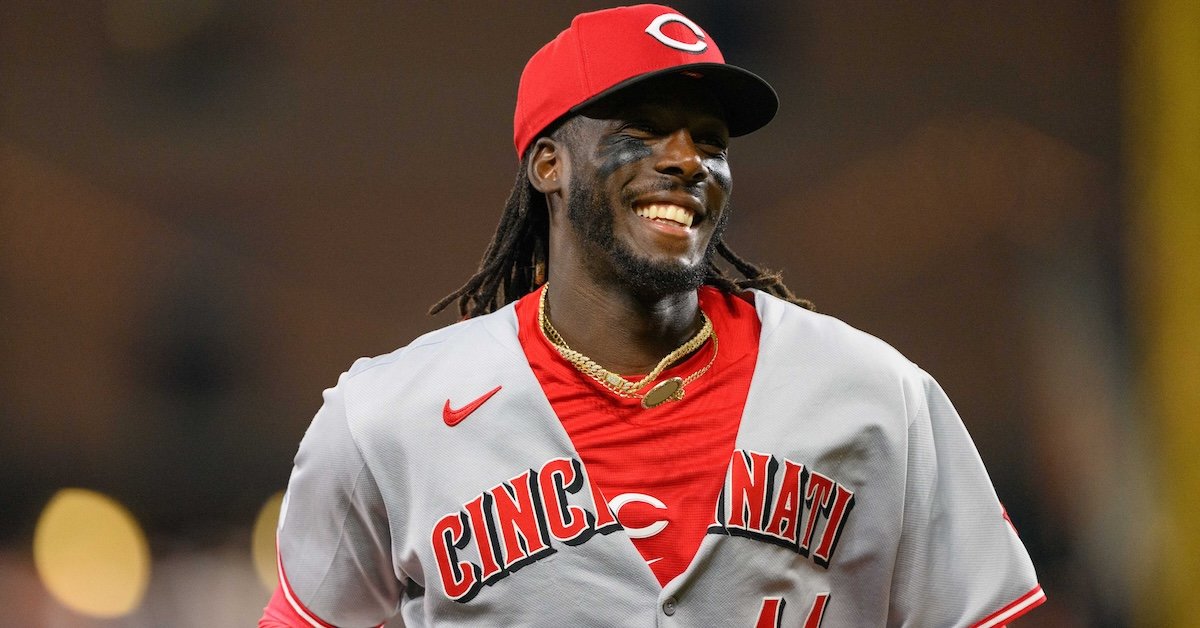 EricCrossMLB's tweet photo. The "don't draft Elly De La Cruz" notion is baffling to me.

1. Averaged 103.5 R, 23.5 HR, 81 RBI, 52 SB, .261 AVG over the last two seasons

2. Was on a 119/32/101/39 pace through the end of June

3. Played through injury in the 2H

4. Missed just two games in 2024/2025

5. Great park, good lineup