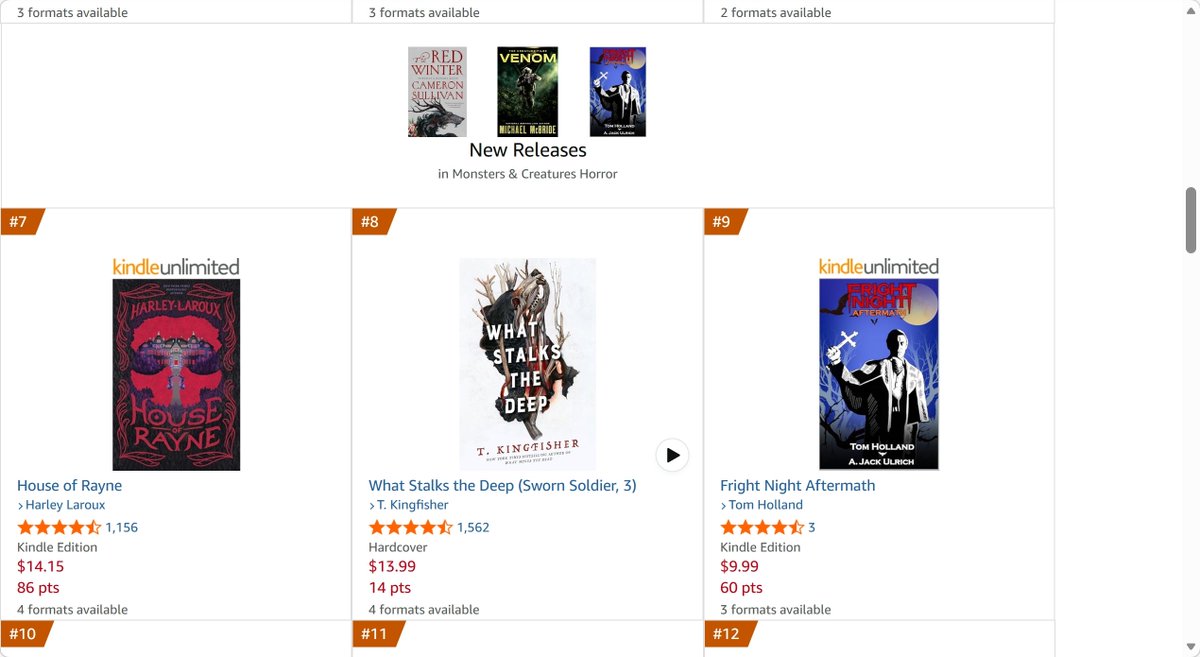 AjackUlrich's tweet photo. It's Monday, and Fright Night Aftermath is back in the Top #10. Get your copy today on Amazon or wherever you buy books.
#vampire, #booktwt, #HorrorCommunity https://t.co/JO1LS2Kc3A