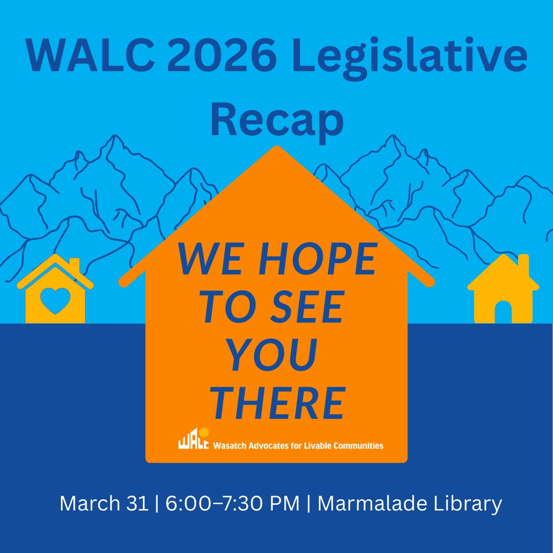 Wasatch Advocates for Livable Communities tweet media