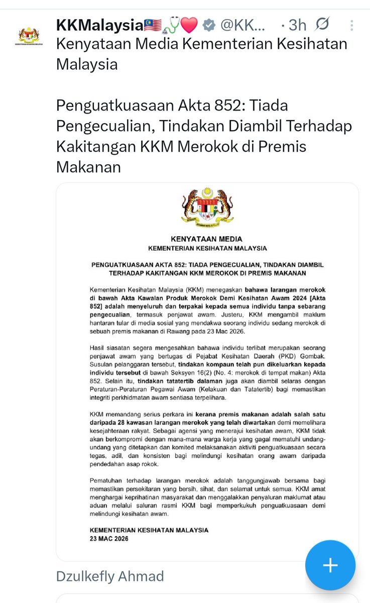 Kamaruddin Hassan tweet media