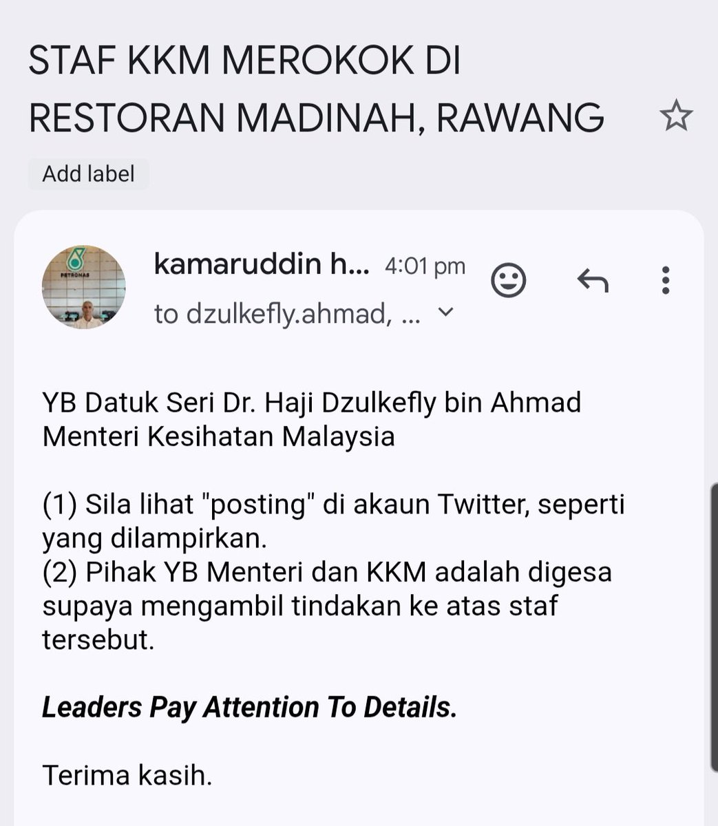 Kamaruddin Hassan tweet media